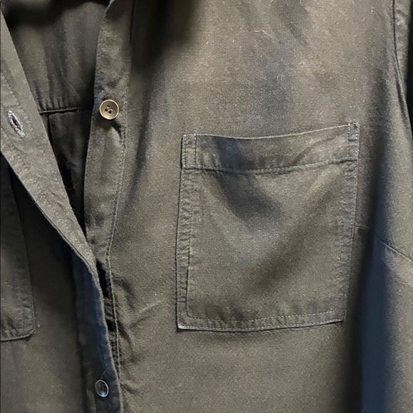 Splendid Black Button Down Shirt Size XS - Picture 5 of 7